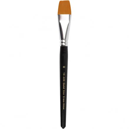 Gold Line Penslar, L: 21 cm, B: 24 mm, platt, 6 st./6 förp.