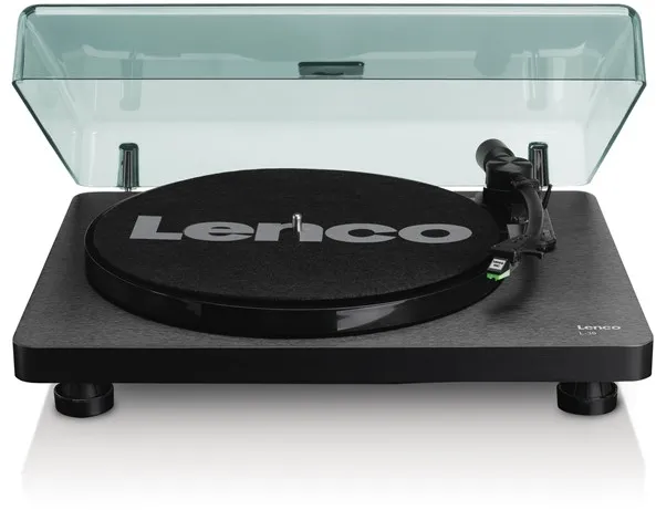 Lenco L-30BK Skivspelare med USB/PC-kodning - Svart - Skivspelare Svart