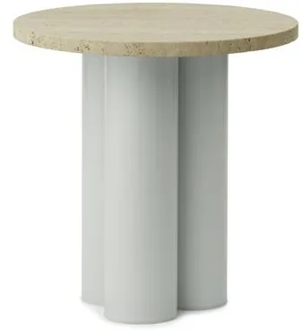 Normann Copenhagen Dit Sidobord Ljusgrön/Ljus Travertin