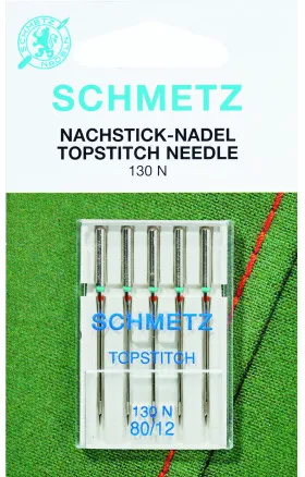 Schmetz Symaskinsnålar Topstich 130N Storlek 90 - 5 st