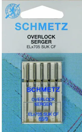 Schmetz Overlock-symaskinsnålar ELx705 SUK CF storlek 90 - 5 st